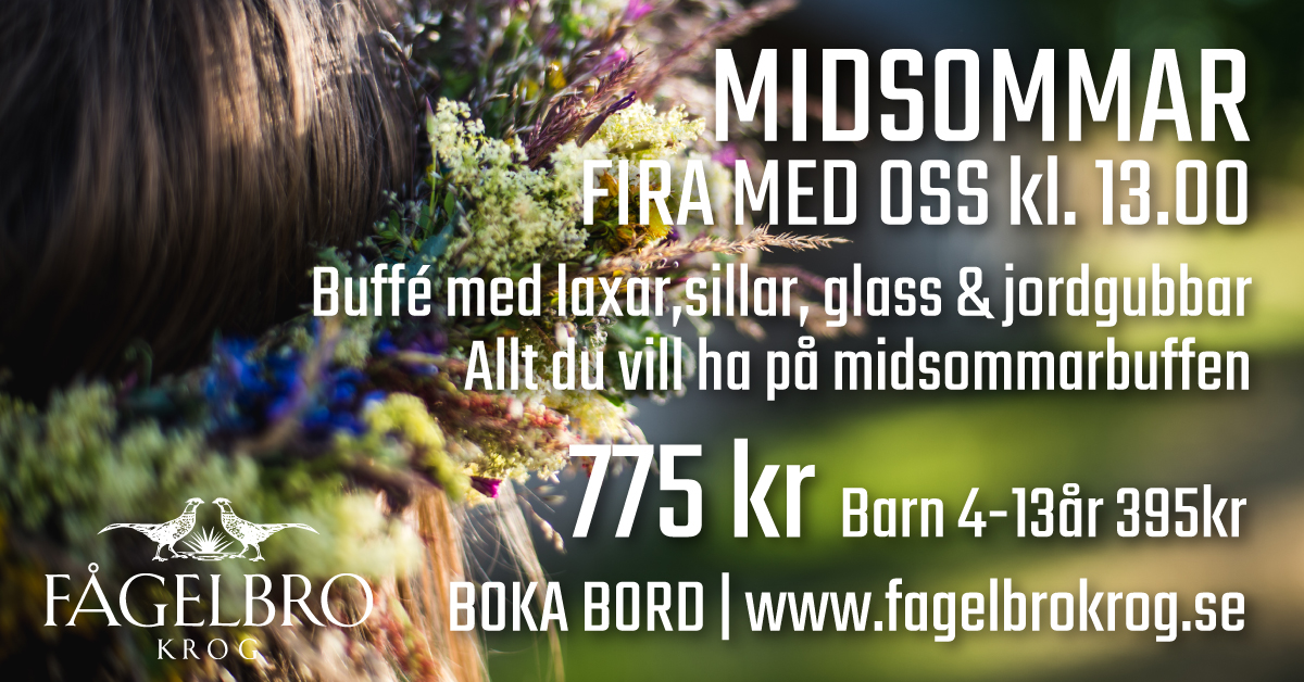 Midsommar på Fågelbro krog