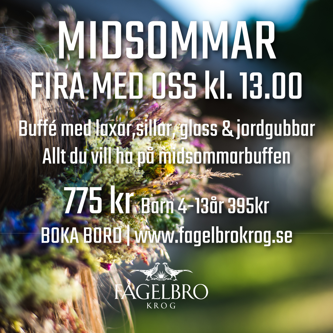 Midsommar på Fågelbro krog